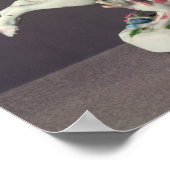 Longton Hall Figur Cupid Reiten Poster (Ecke)