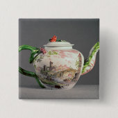 Longton Hall Teekanne, c.1755 Button (Vorderseite)