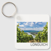 Longuich Moselle Vineyard Panorama Deutschland Schlüsselanhänger (Vorderseite)