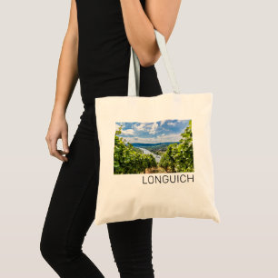 Longuich Moselle Vineyard Panorama Deutschland Tragetasche