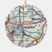 Longview and Marshall Texas Christmas Ornament (Hinten)