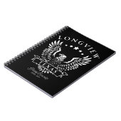 Longview Gregg Landkreis Texas Vintag Eagle Notizblock (Linke Seite)