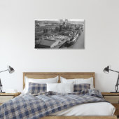 Longview, WA - Port View von Air Leinwanddruck (Insitu (Schlafzimmer))