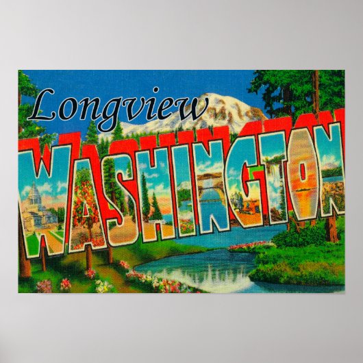 Longview, Washington - Große Briefszenen Poster (Vorne)