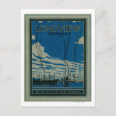 Longview, Washington Werbeplakat Postkarte (Vorderseite)
