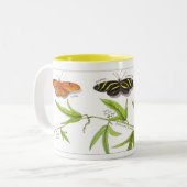 Longwing Schmetterlings-Tasse Zweifarbige Tasse (Vorderseite Links)