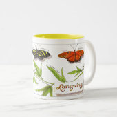 Longwing Schmetterlings-Tasse Zweifarbige Tasse (VorderseiteRechts)