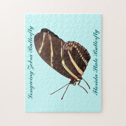 Longwing Zebra Butterfly von Florida Puzzle (Vertikal)