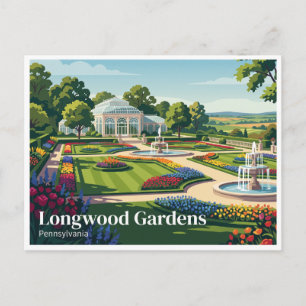 Longwood Gardens Kennett Square Pennsylvania Postkarte