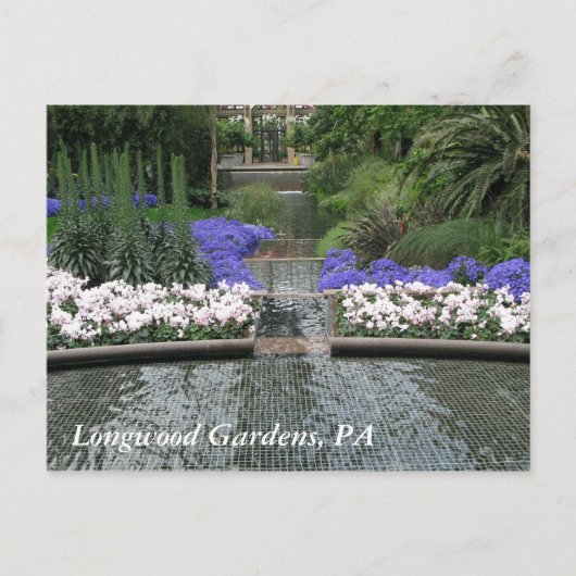 Longwood Gardens, PA Postkarte (Vorderseite)