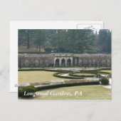 Longwood Gardens, PA Postkarte (Vorne/Hinten)