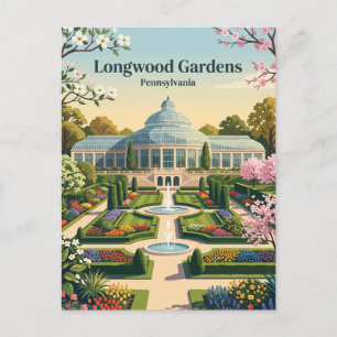 Longwood Gardens Pennsylvania Postkarte