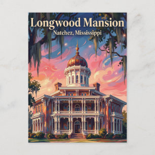 Longwood Mansion Mississippi is not a sentence, ho Postkarte