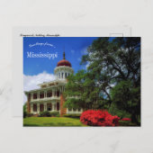 Longwood Natchez Mississippi Postkarte (Vorne/Hinten)