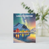 Longyearbyen, Arktische Oase Postkarte (Stehend Vorderseite)