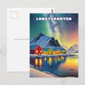 Longyearbyen, Arktische Oase Postkarte (Vorne/Hinten)