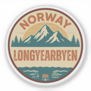 Longyearbyen, Norwegen Norway Aufkleber