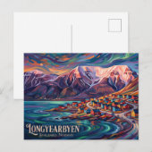 Longyearbyen, Svalbard Norwegen Postkarte (Vorne/Hinten)