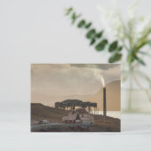 Longyearbyen Svalbard Postkarte (Stehend Vorderseite)