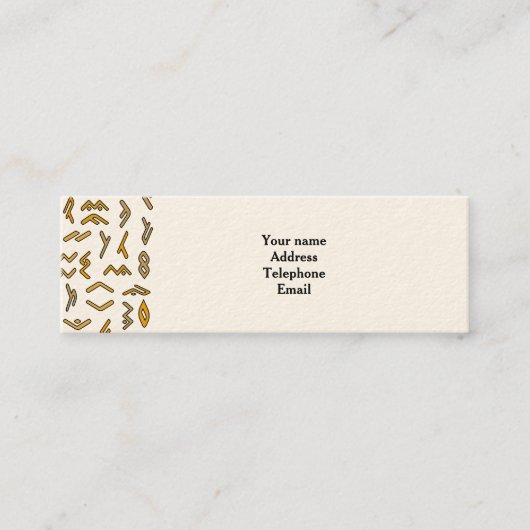 Lontara Mini Visitenkarte (Vorderseite)