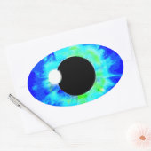 LOOCKY EYE OVALER AUFKLEBER (Umschlag)