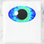 LOOCKY EYE OVALER AUFKLEBER (Tasche)