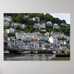 Looe Cornwall Hafenstadt am Meer  Poster