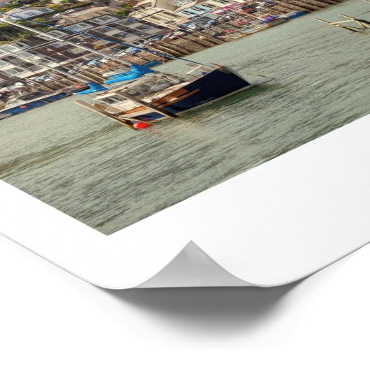 Looe, Cornwall Poster (Ecke)