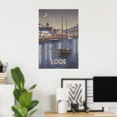 Looe Cornwall Reiseplakat Poster (Heimbüro)