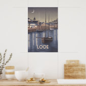 Looe Cornwall Reiseplakat Poster (Küche)