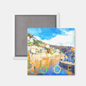 Looe - Cornwall UK Magnet (Vorderseite/Rückseite)