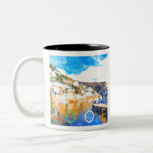 Looe - Cornwall UK Zweifarbige Tasse