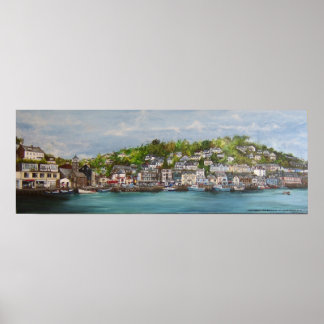Looe-harbour-Druck auf Leinwand Poster