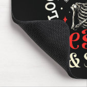 Look At Me Being All Festive And Christmas Skeleto Mousepad (Ecke)
