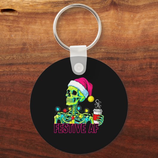 Look At Me Being All Festive And Stuff Humorous Xm Schlüsselanhänger (Vorderseite)