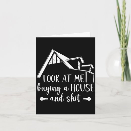 Look At Me Buying A House, First-time Home Owner Karte (Vorderseite)