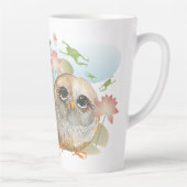 LOOK B4 U LEAP Design vorne und hinten Milchtasse (Rechts)