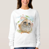 LOOK B4 U LEAP Design vorne und hinten Sweatshirt (Vorderseite)