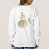 LOOK B4 U LEAP Design vorne und hinten Sweatshirt (Rückseite)