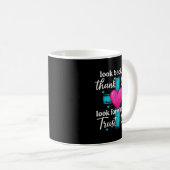 Look Back And Thank God Look Forward And Trust God Kaffeetasse (VorderseiteRechts)