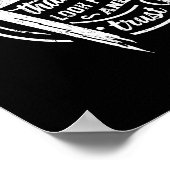 Look Back And Thank God Look Forward And Trust God Poster (Ecke)