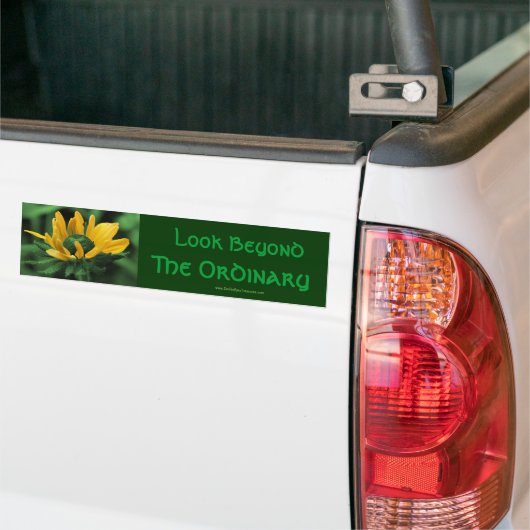 Look Beyond Inspirational Bumper Sticker Autoaufkleber (Auf Lkw)