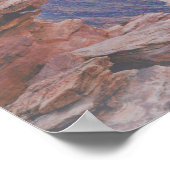 "Look Beyond Yourself" Grand Canyon Medium Poster (Ecke)