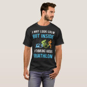 Look Calm Triathlon Triathlete T-Shirt (Vorne ganz)