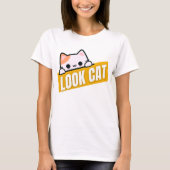 Look Cat T-Shirt (Vorderseite)