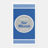 Look! Custom Bar Mitzvah Guest towels Serviette (Vorderseite)