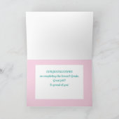 Look! Custom Seventh grade completion card! Card Karte (Innenseite)