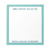 Look@ Custom SLP Notebook! Notizblock (Vorderseite)