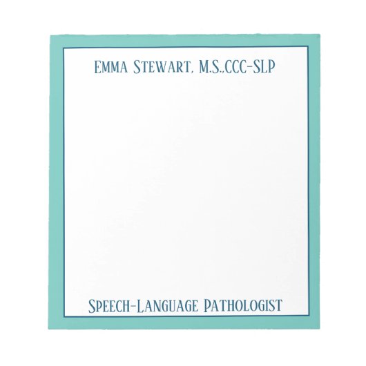 Look@ Custom SLP Notebook! Notizblock (Vorderseite)