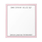 Look@ Custom SLP Notebook! Notizblock (Vorderseite)